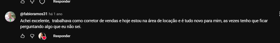 Prova visual relacionada a contratos clientes e mercado imobiliário